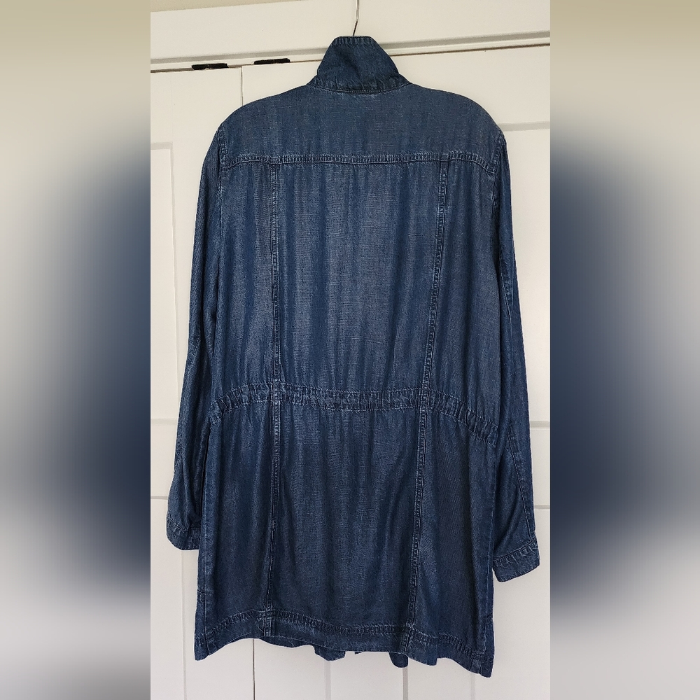 J. Jill Dark Blue Denim Jacket - Picture 5 of 5